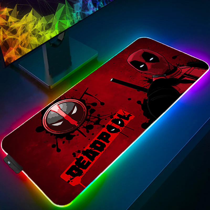 Gaming Office Accessories - LED Mauspad Gaming Hintergrundbeleuchtung Lock Edge