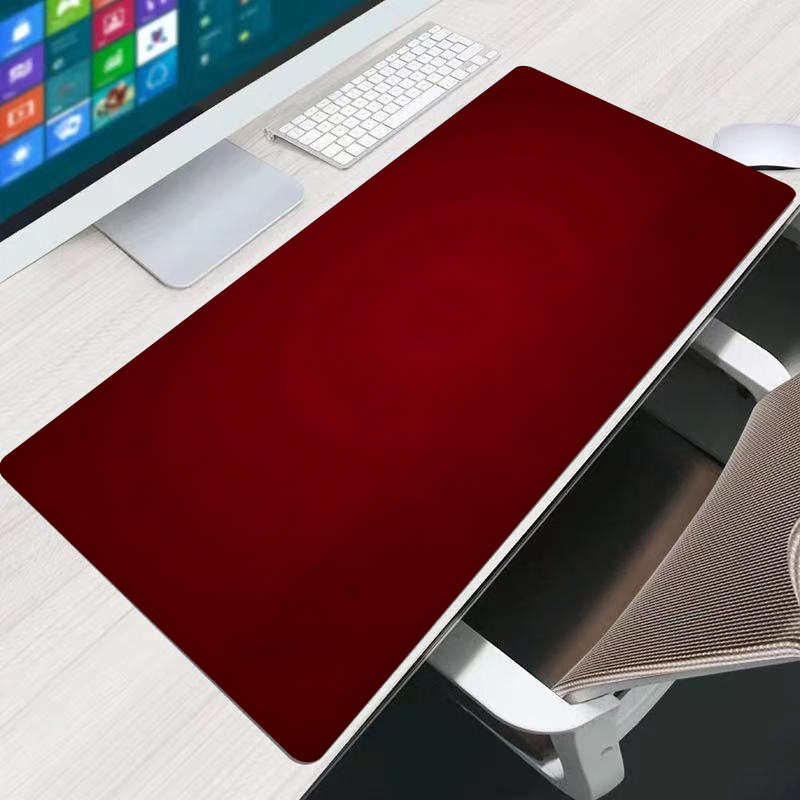 Gaming Accessories Pink - Rotes Mauspad für Büro, erweiterte Schreibtischunterlage