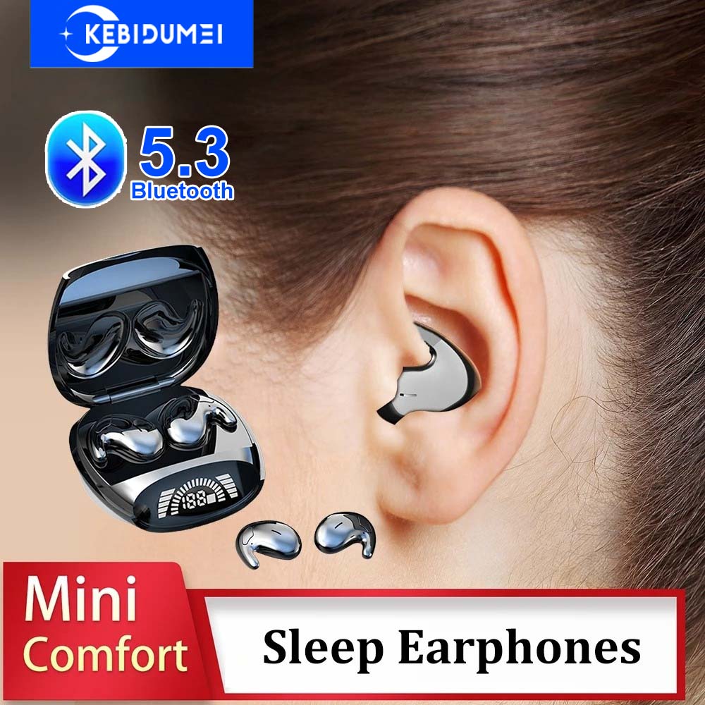 Gaming Accessories Iphone - Unsichtbare Schlaf-Kopfhörer Bluetooth 5.3-Kopfhörer TWS Wireless