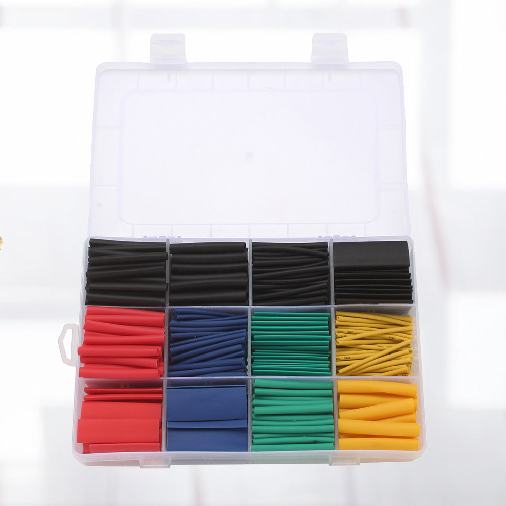 Sleeved Cable Kit - 530-teiliges Schrumpfschlauch-Set aus Polyolefin für elektrische