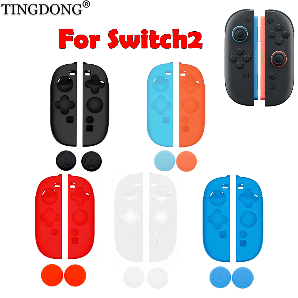 Gaming Kit Accessories Nintendo Switch - Für Switch 2 Silikon-Schutzhülle Rutschfeste Gummi-Skin-Abdeckung
