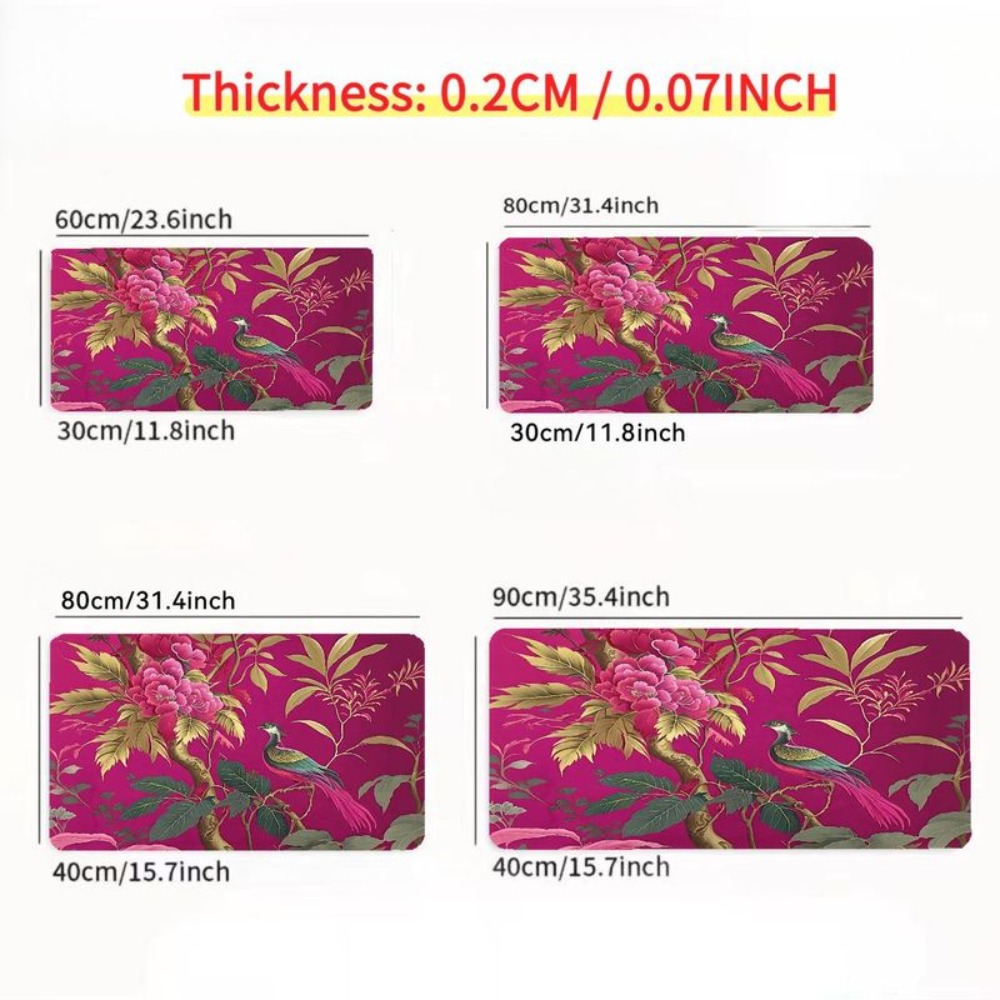 Hellrosa Tischmatte mit Blumen – Gaming Accessories Pink Bewertung und Preis