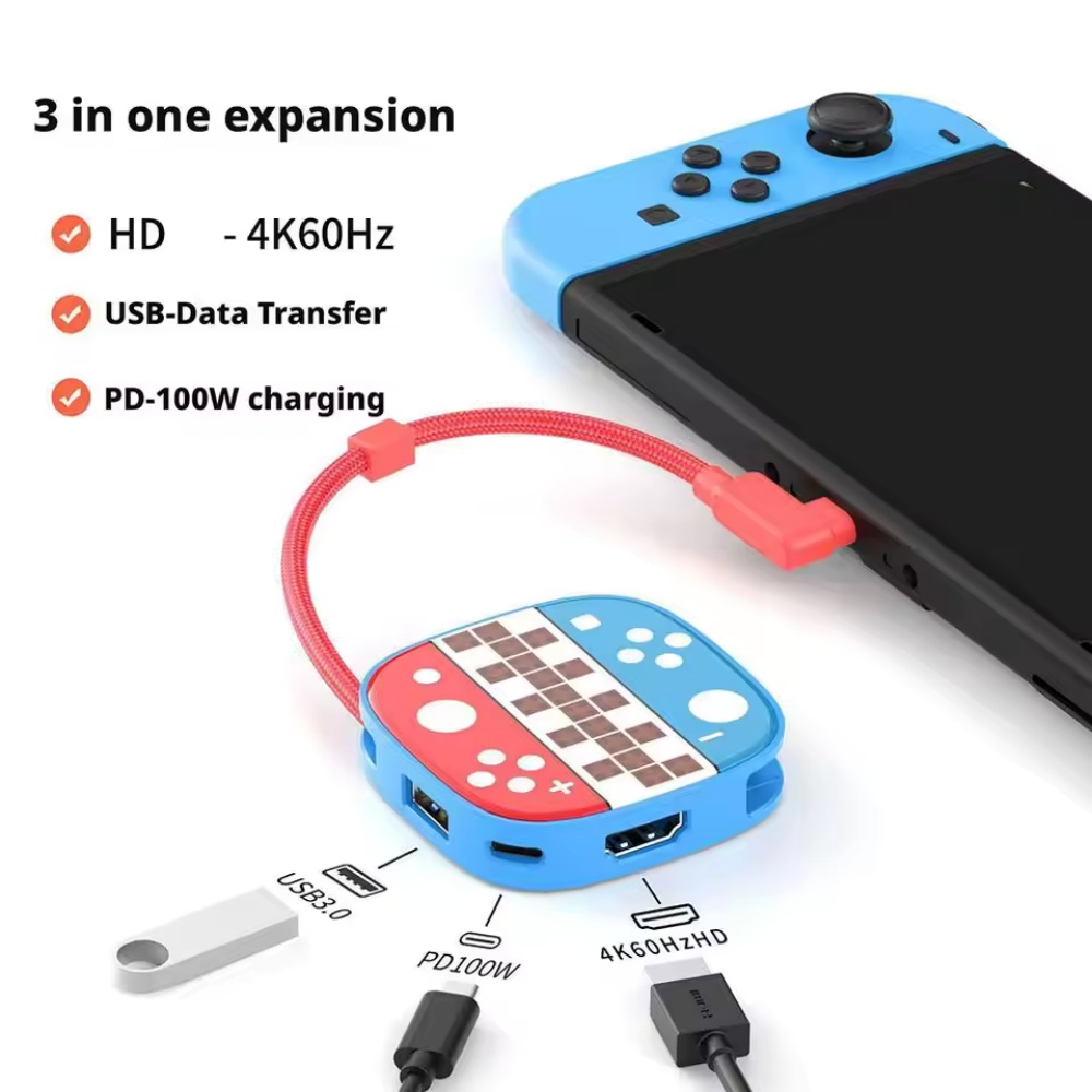 Für Switch2 Typ C Docking Stat – Gaming Kit Accessories Nintendo Switch Bewertung und Preis