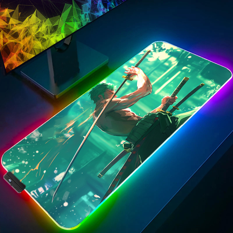 ONE PIECE Zoro Mauspad RGB Gam – Gaming Office Accessories Bewertung und Preis