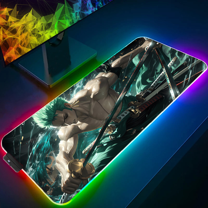 ONE PIECE Zoro Mauspad RGB Gam – Gaming Office Accessories Bewertung und Preis