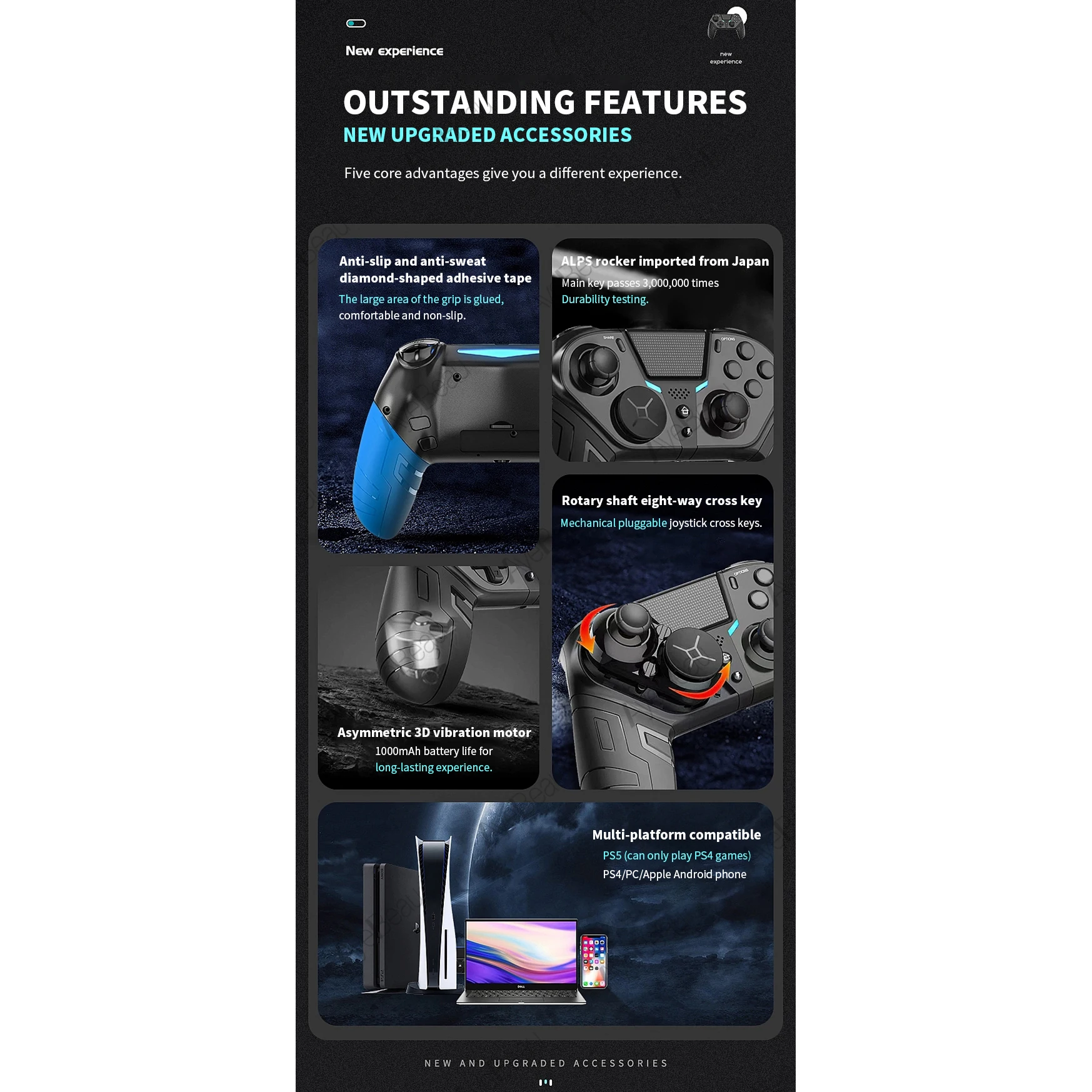 Drahtloser mobiler Controller  – Gaming Accessories Bundle Bewertung und Preis