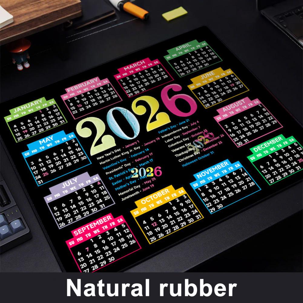 2026-Kalender-Mauspad, wasserd – Gaming Office Accessories Bewertung und Preis