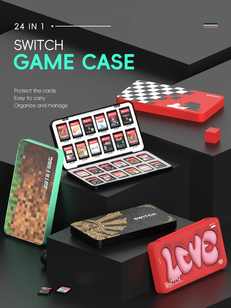 DATA FROG 24-in-1-Spielkartenh – Gaming Accessories Holder Bewertung und Preis
