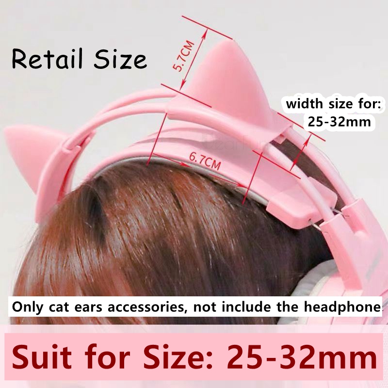 Rosa Silikon-Katzenohren-Anhän – Gaming Accessories Pink Bewertung und Preis