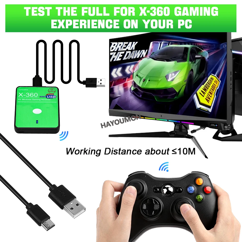 Kabelloser Gaming-Empfänger US – Play Gaming Accessories Xbox Controller Bewertung und Preis