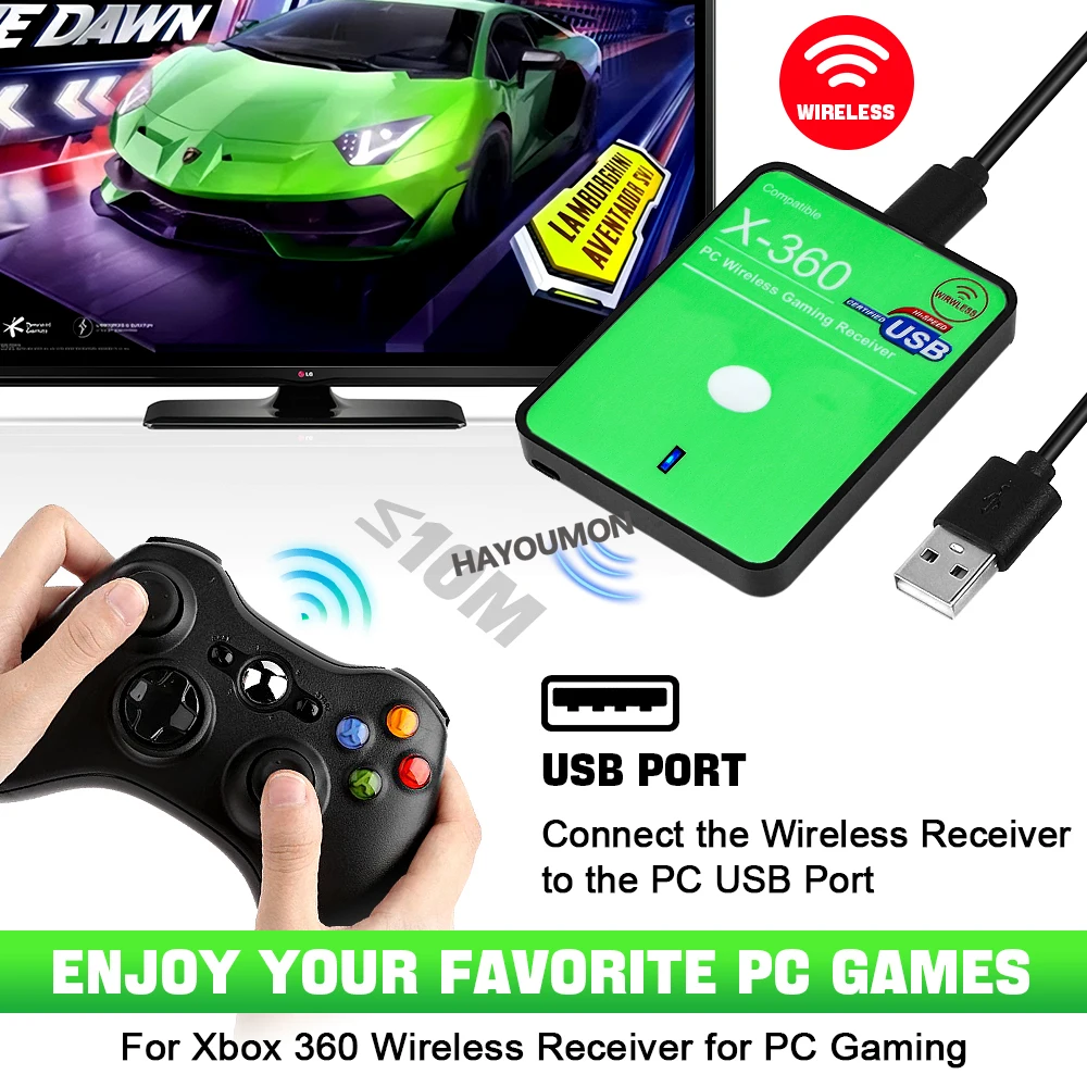 Kabelloser Gaming-Empfänger US – Play Gaming Accessories Xbox Controller Bewertung und Preis